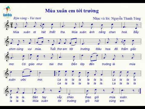 #1 Nhạc đệm bài hát MÙA XUÂN EM TỚI TRƯỜNG (Chủ đề 5 – SGK Âm nhạc 6 cánh diều) Mới Nhất