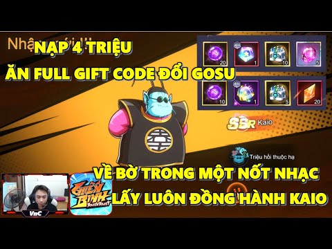 #1 Chiến Binh Truyền Thuyết – Nạp 4 Triệu Ăn Full Sự Kiện Đổi Gosu Lấy Code, Quay Được Luôn Cả Kaio Mới Nhất