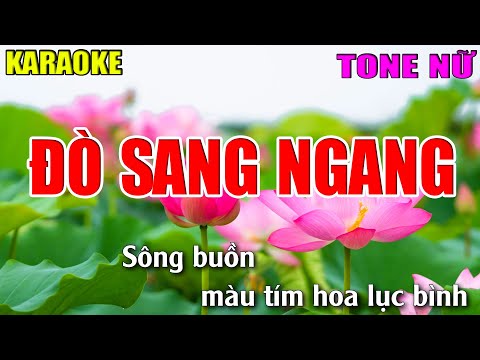 #1 Đò Sang Ngang Karaoke Tone Nữ – Nhạc Sống 2022 – Lâm Organ Mới Nhất