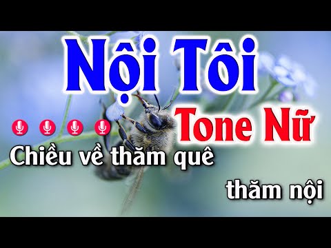 #1 Nội Tôi Karaoke Tone Nữ – Cha cha cha – Tone Son Thứ – Lâm Beat Mới Nhất