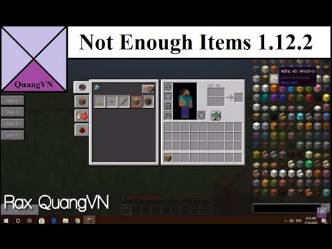 #1 Hướng dẫn cài bản mods "Not Enough Items" ( 1.12.2 ) cho Minecraft – Rax QuangVN Mới Nhất