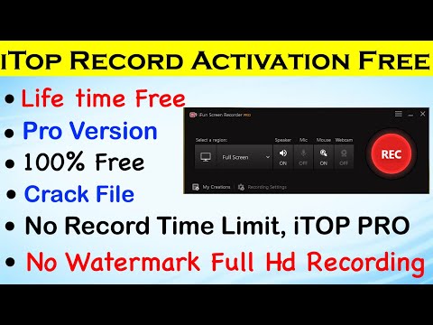 #1 iTop Pro Screen Recorder with Crack File// iTOP SCREEN RECORDER PRO FREE KEY UNLIMITED/ Free Screen Mới Nhất