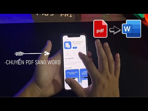 #1 Cách chuyển PDF sang WORD trên điện thoại bằng app miễn phí | thanks for 1000 subscribers Mới Nhất