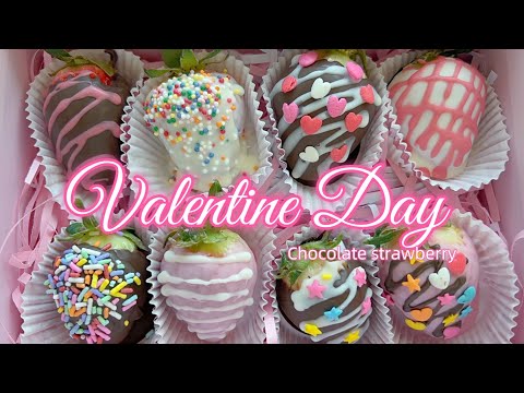 #1 Dâu Tây Phủ Chocolate 🍓 Quà Valentine Tặng Người Ấy//chocolate strawberry// 발렌타인데이 초콜릿 만들기 Mới Nhất