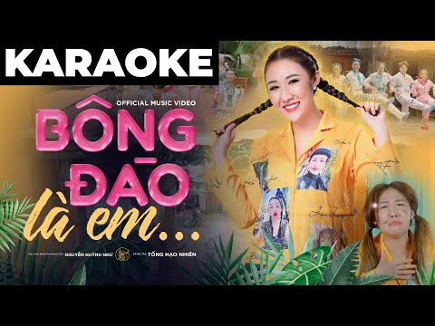 #1 Karaoke Beat Chuẩn | Bông Đào Là Em – Nguyễn Huỳnh Như | Cô Gái Bông Đào OST Mới Nhất