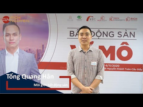 #1 CẢM NHẬN HỌC VIÊN KHÓA HỌC "BẤT ĐỘNG SẢN VĨ MÔ" | DIỄN GIẢ RICH NGUYEN Mới Nhất