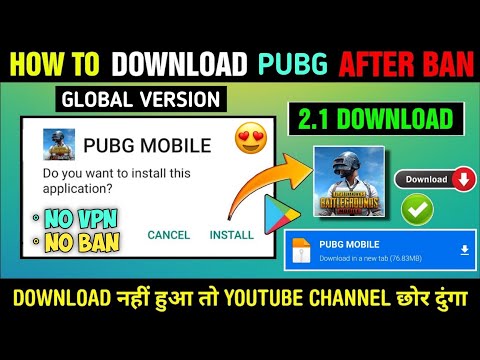 #1 🇮🇳 PUBG GLOBAL VERSION DOWNLOAD IN INDIA | HOW TO DOWNLOAD PUBG MOBILE GLOBAL VERSION WITHOUT VPN Mới Nhất