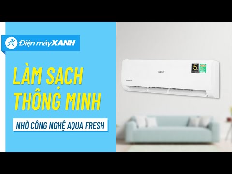 #1 Máy lạnh Aqua: tiết kiệm điện tối ưu, công nghệ tự làm sạch (AQA-KCRV10TK) • Điện máy XANH Mới Nhất
