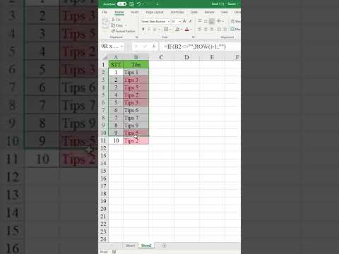 #1 Đánh dấu và loại bỏ các ô trùng nhau trong Excel  _learning tips Mới Nhất