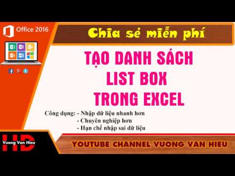 #1 Thủ Thuật Excel: Cách Tạo List Box Trong Excel Mới Nhất