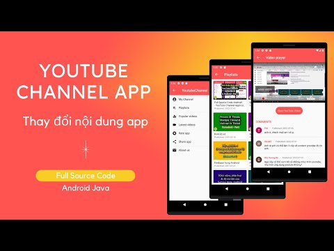 #1 [Full Source Code Android] – YouTube Channel App – Thay đổi nội dung trên app Mới Nhất