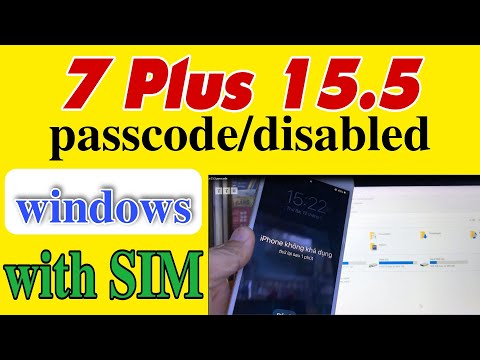 #1 [Windows] Bypass Passcode/Disable with Signal | 7 Plus iOS 15.5 | FREE By UnlockTool | #vienthyhG Mới Nhất