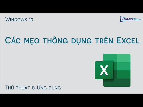 #1 Một số mẹo thông dụng trên Excel Mới Nhất