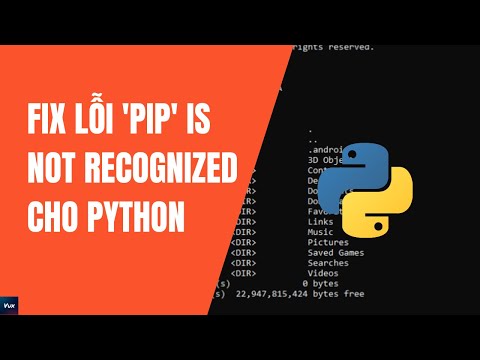 #1 VuxTech | Hướng dẫn cách fix lỗi 'pip' is not recognized cho Python Mới Nhất