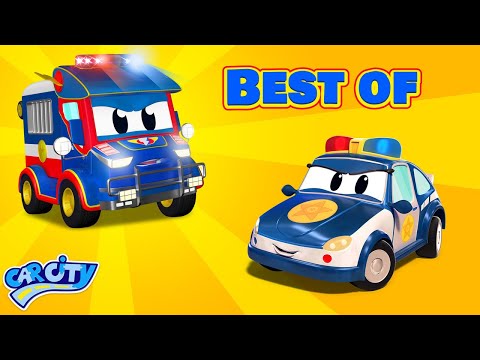 #1 Phim hoạt hình xe cảnh sát và xe tải hay nhất | Siêu xe tải | Car City World App Mới Nhất