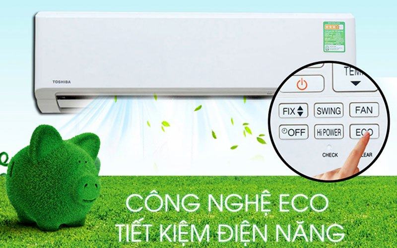 Energiesparende ECO - Toshiba Klimaanlage