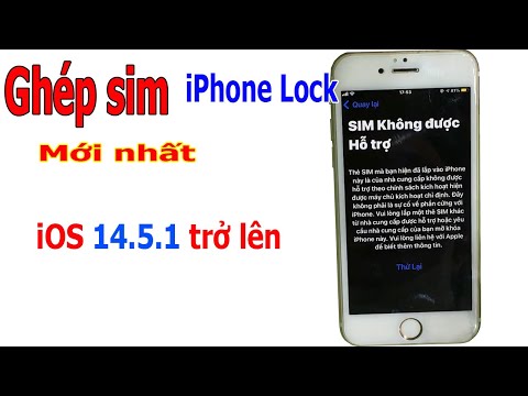 #1 Cách ghép sim mới nhất cho iPhone Lock bị lỗi SIM Không được Hỗ trợ Mới Nhất