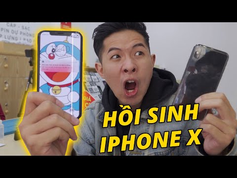 #1 CHỒN MÁU LIỀU HỒI SINH iPHONE X BỊ SỌC MÀN MIỄN PHÍ CHO THẰNG EM Mới Nhất