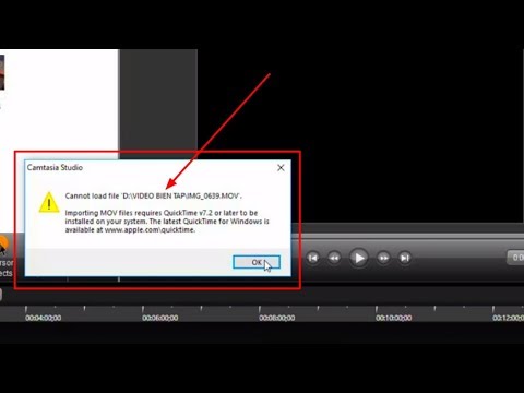 #1 Cách khắc phục lỗi không chèn được video vào Camtasia (Cách giải nén định dạng video 4K) Mới Nhất
