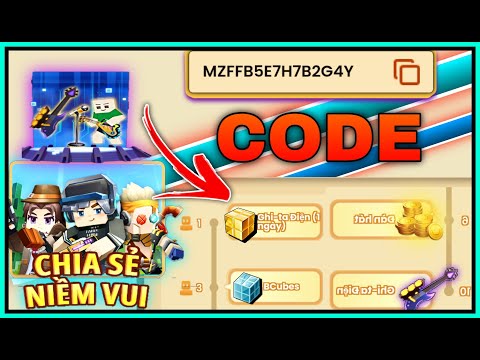 #1 Hướng dẫn cách nhập mã code giới thiệu để nhận quà Free bcube và skin mới trong Garena Blockman Go Mới Nhất