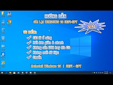 #1 Cách cài lại Windows 10 UEFI-GPT từ ổ cứng chuẩn nhất (Reinstall Windows 10 UEFI-GPT) Mới Nhất