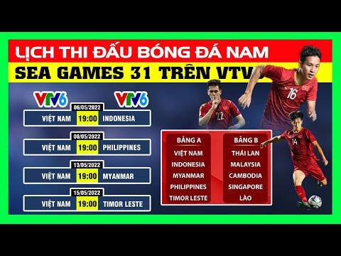 #1 🔴 Lịch Thi Đấu Và Trực Tiếp Bóng Đá Nam SEA Games 31 | Đại Chiến U23 Việt Nam – U23 Indonesia Mở Màn Mới Nhất