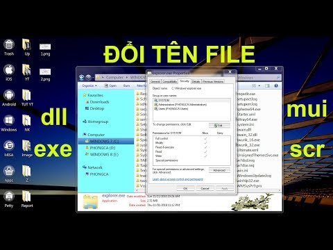#1 Hướng dẫn đổi tên file, folder hệ thống trong Windows | Change System file and folder permissions Mới Nhất