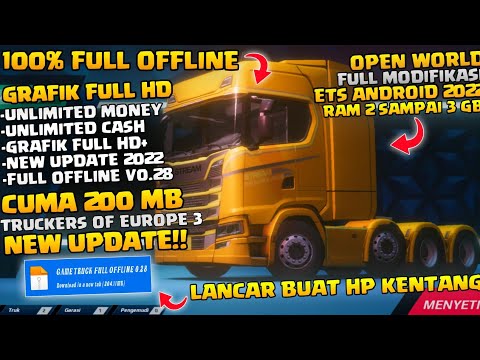 #1 DOWNLOAD Truckers Of Europe 3 Mod Apk Terbaru 2022 v0.28 Unlimited Money Full Offline Grafik HD🔥💯 Mới Nhất