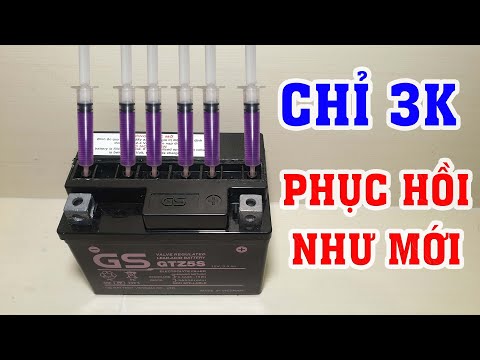 #1 Đừng vội vứt bình acquy cũ hỏng đi, chỉ 3K là bạn sẽ làm nó hoạt động trở lại – Phục hồi bình acquy Mới Nhất