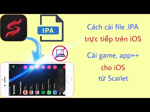 #1 Cách cài file ipa trực tiếp trên iOS | Cài game, app++ cho iOS từ Scarlet | vuihoc online 14 Mới Nhất