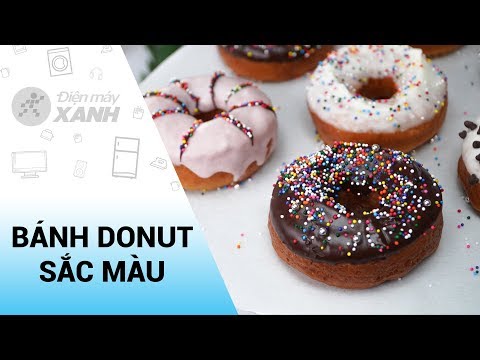 #1 Cách làm Bánh Donut siêu ngon, siêu dễ thương • Điện máy XANH Mới Nhất