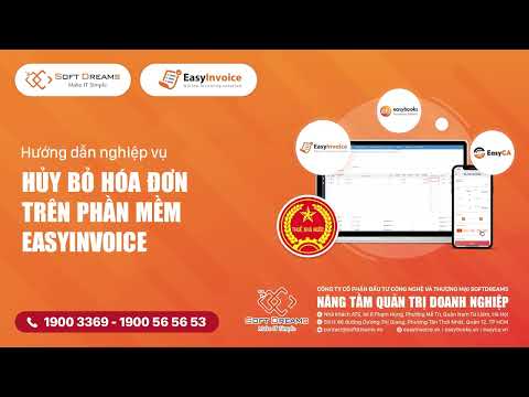 #1 HƯỚNG DẪN HỦY BỎ HÓA ĐƠN ĐIỆN TỬ TRÊN PHẦN MỀM EASYINVOICE Mới Nhất