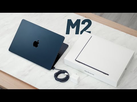 #1 MacBook Air M2 MIDNIGHT Unboxing and Setup – 2022 Mới Nhất