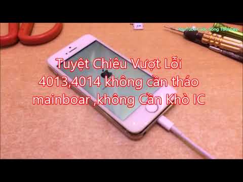 #1 Hướng Dẫn Fix Sửa Lỗi 4013, 4014 không cần làm cứng, Restore iphone 4 5 5s SE 6 6s 6 plus Mới Nhất