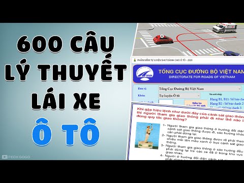 #1 Cách tải 600 Câu Lý Thuyết Lái Xe Ô Tô Mới Nhất