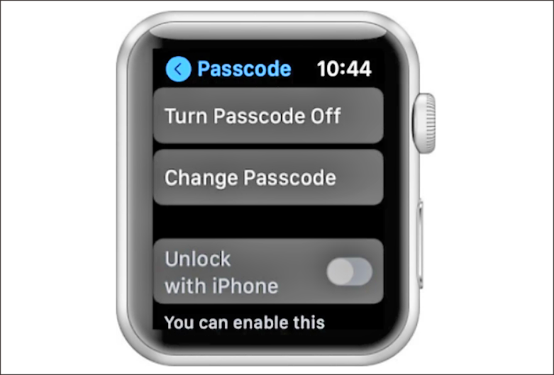 Tạm thời vô hiệu hóa mật mã trên Apple Watch
