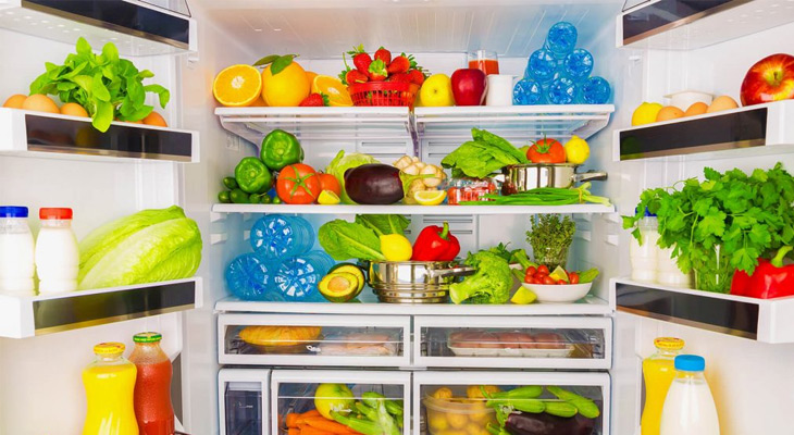 Tủ lạnh chứa quá nhiều thức ăn