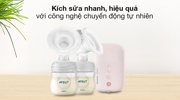 Máy hút sữa điện đôi Philips Avent Eureka SCF393.11