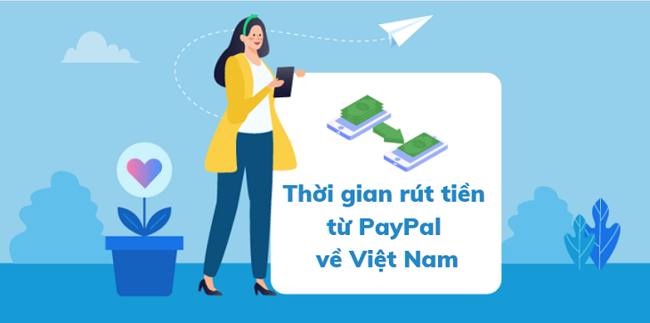Thời gian rút tiền từ PayPal về Việt Nam