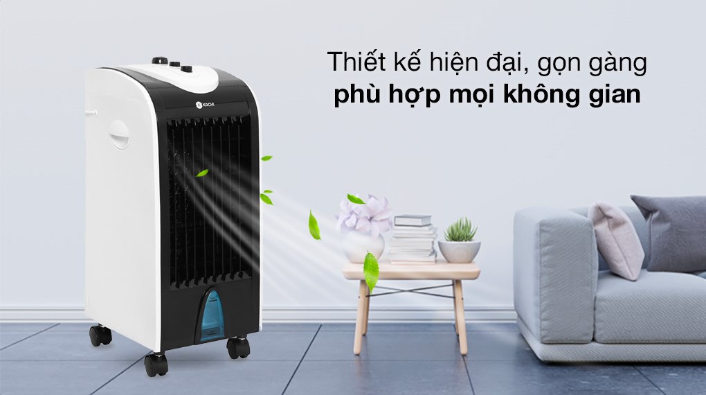 Hãy đặt mặt sau của quạt hơi nước ở nơi thoáng gió