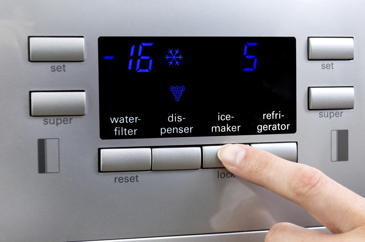 Cài đặt nhiệt độ mới cho tủ lạnh Samsung