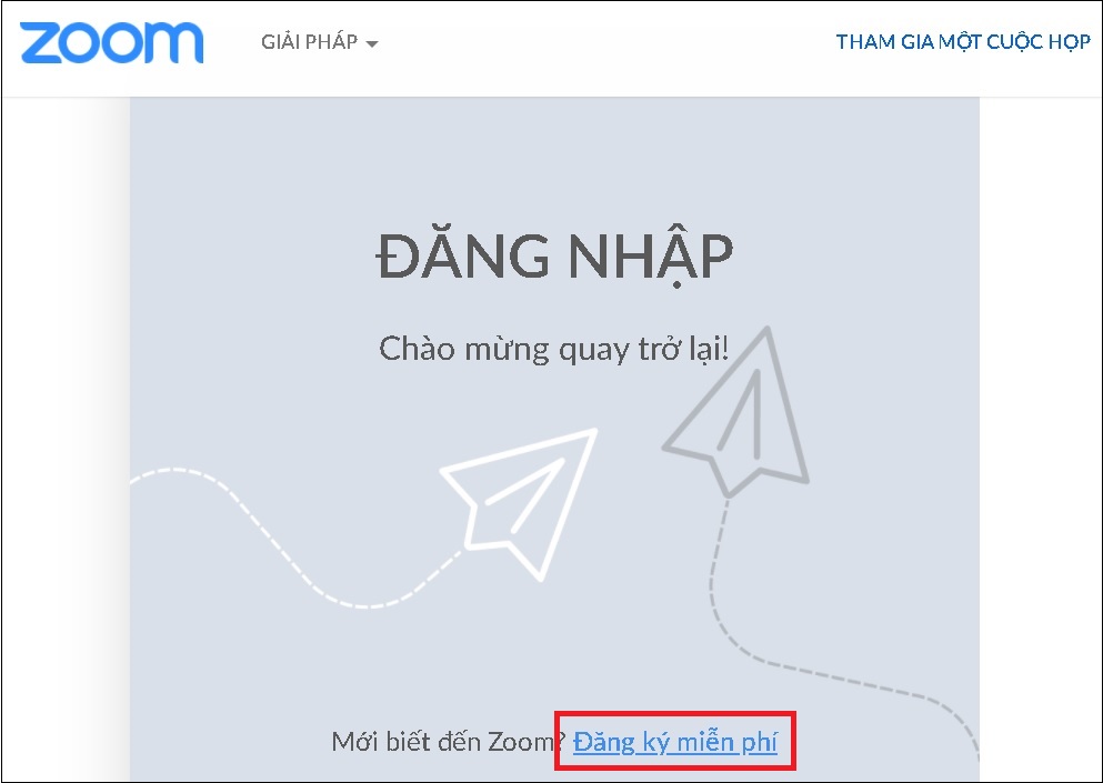 Thao tác này sẽ đưa bạn đến liên kết zoom.us/profile