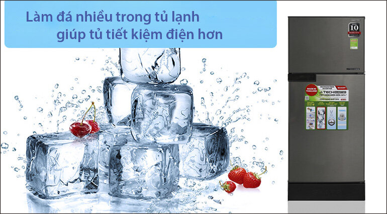 Làm nhiều đá trong tủ lạnh có giúp ích gì không, tủ lạnh có tiết kiệm điện hơn không?