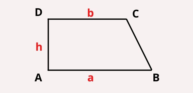 Công thức tính diện tích hình thang vuông