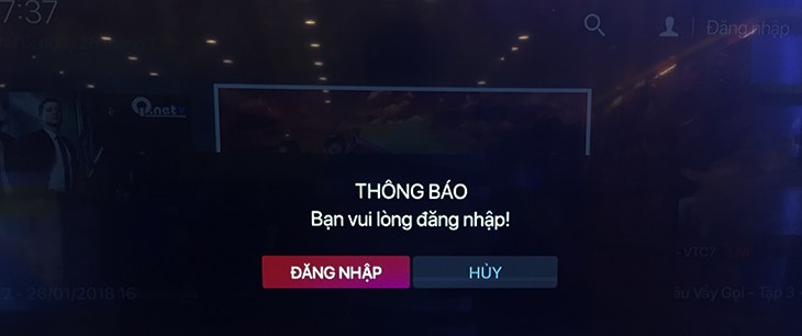 Tài khoản FPT Play bị lỗi