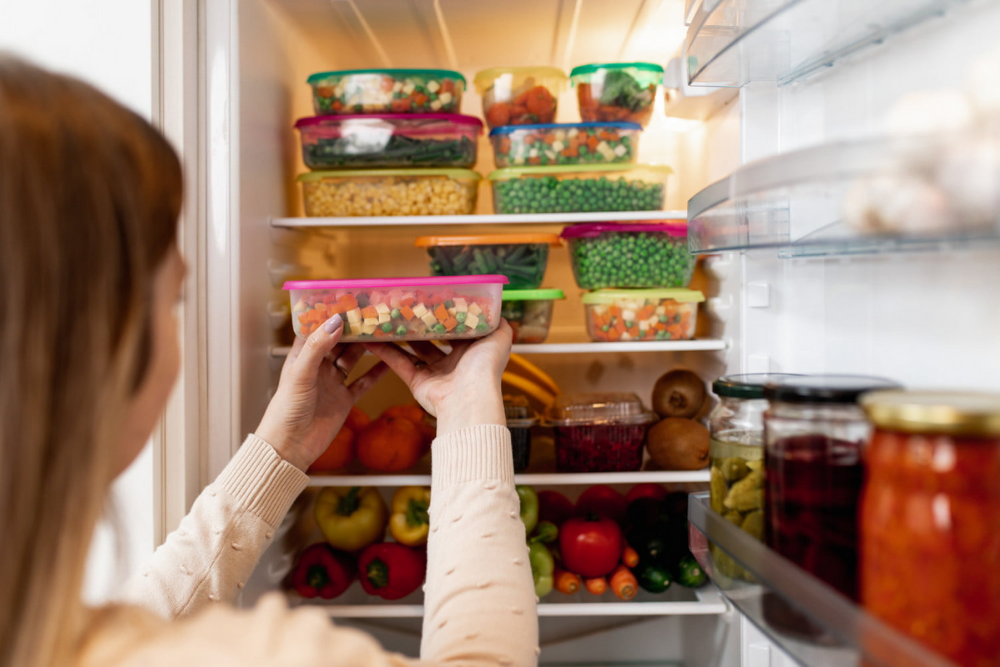 Lấy tất cả thực phẩm ra khỏi tủ lạnh