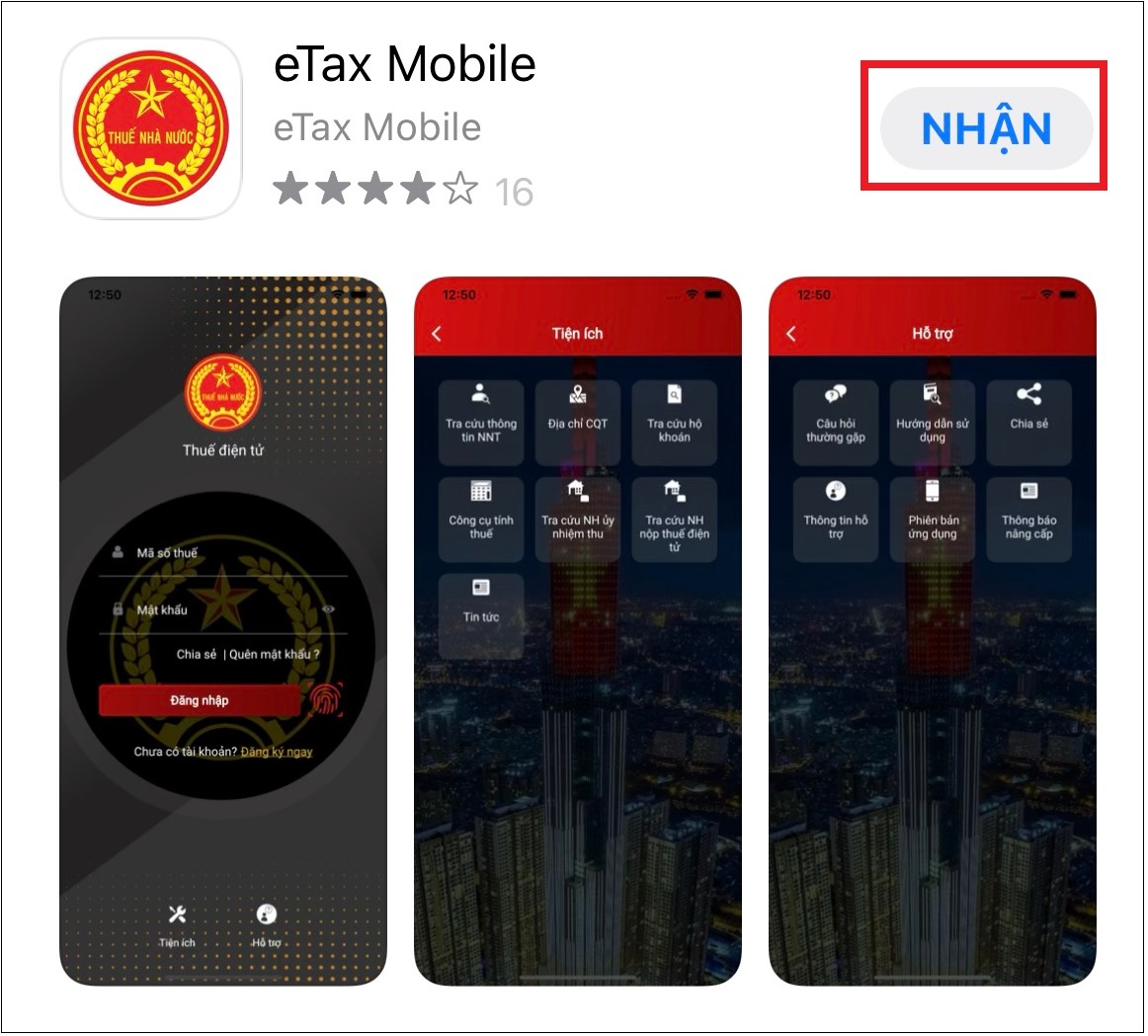 Hướng dẫn sử dụng tất tần tật các tính năng của ứng dụng tra cứu thuế eTax Mobile của Tổng cục thuế