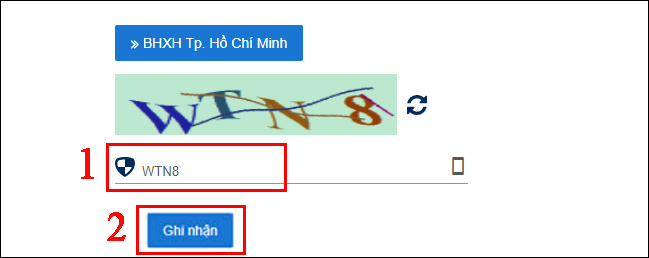 Bước 5: Sau khi thay đổi thông tin, nhập mã xác nhận và nhấn Xác nhận.