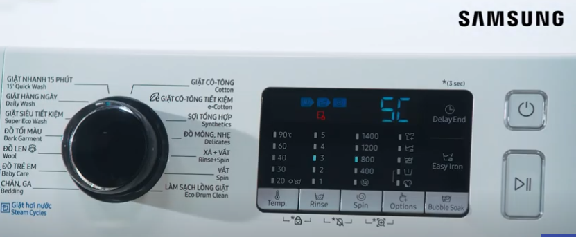 Lỗi 5C máy giặt Samsung là gì? Nguyên nhân và cách khắc phục hiệu quả