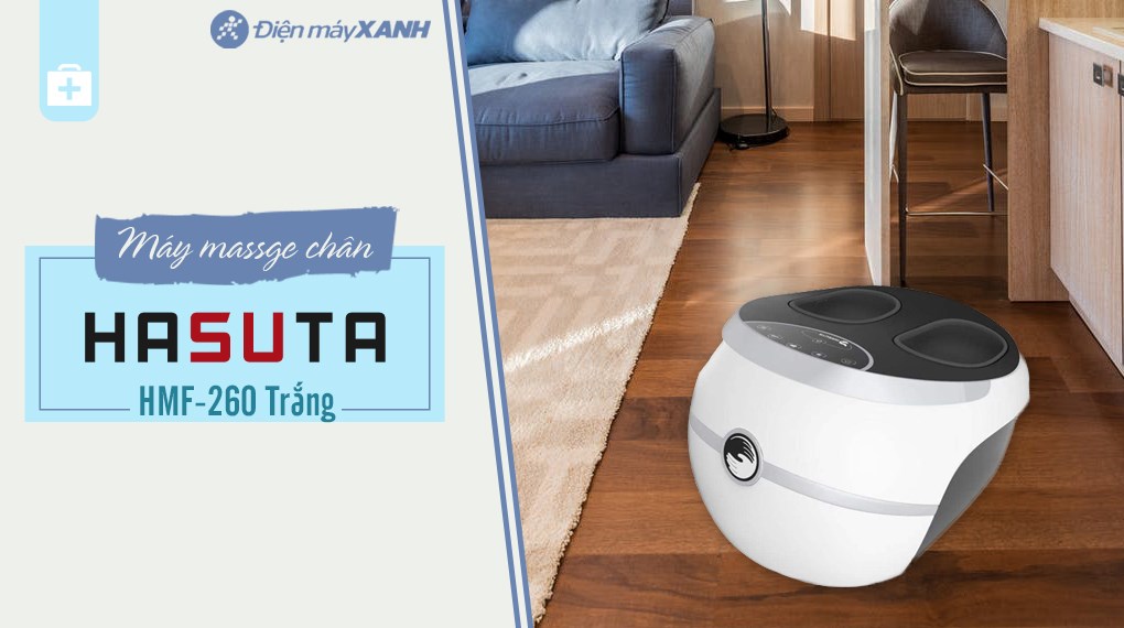 Máy mát xa chân HASUTA HMF-260 trắng